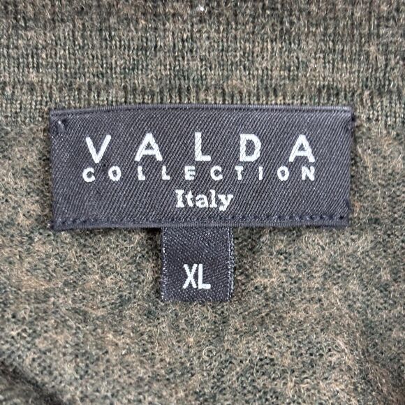 Valda Collection Sweater Mens XL Wool Blend Italy Long Sleeve Pullover - Picture 6 of 8